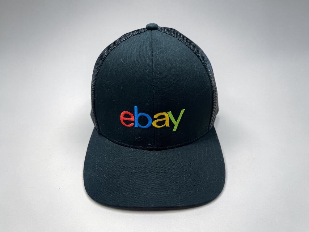 Ebay Hat Baseball Cap 2023 eBay Open Swag Black Color Letters Mesh Snapback NEW